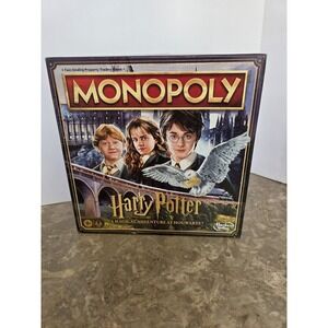Monopoly Harry‎ Potter Edition Board Game - Opened Box Pieces And Cards Wrapped
